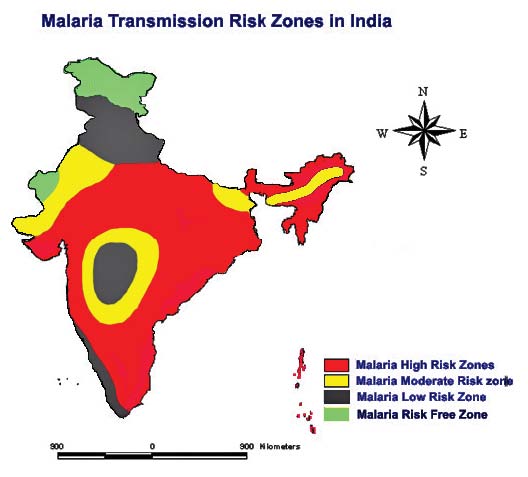 India Malaria Map - Fit for Travel