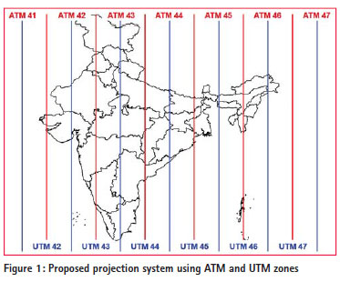 India Map With Coordinates Coordinates : A Resource On Positioning, Navigation And Beyond » Blog  Archive » A Solution To Map Project Area Lying In Two Utm Zones